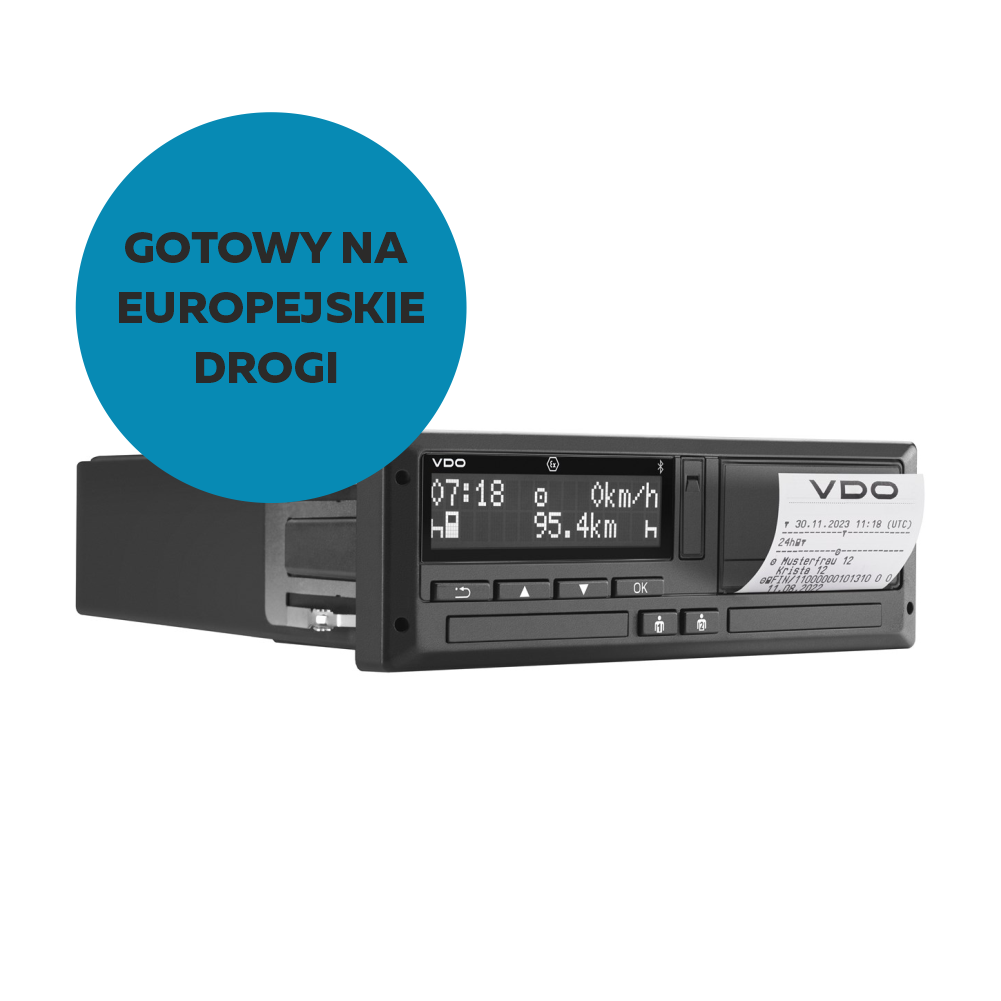 Tachograf uniwersalny VDO DTCO 4.1 12V/24V + MONTAŻ na terenie PL